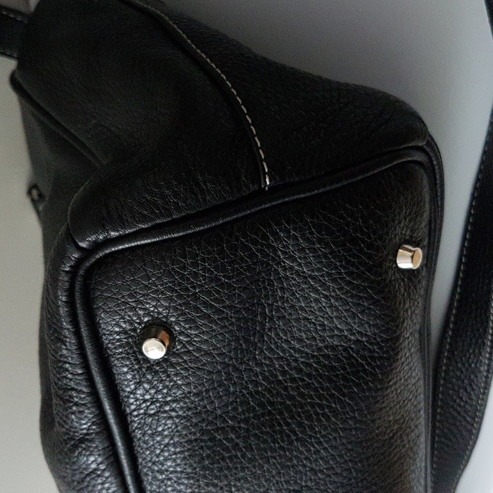Roots Black Leather Handbag - Picture 3 of 13
